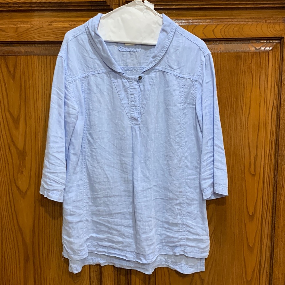 Poetry Linen Tunic